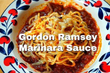 Spaghetti Marinara Gordon Ramsay Copycat Recipe | Michelin Starred Series | 4K