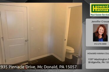 2935 Pinnacle Drive, Mc Donald, PA 15057