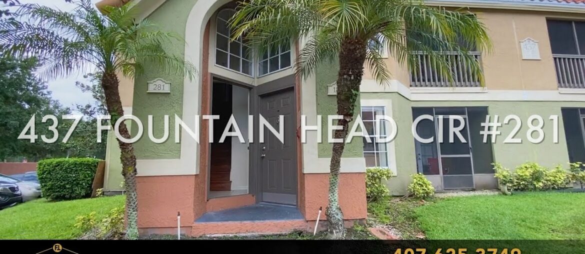 437 FOUNTAIN HEAD CIR #281