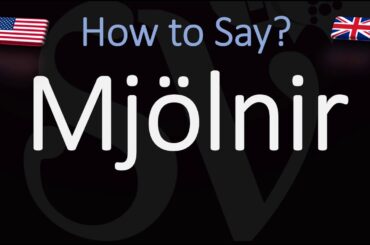 How to Pronounce Mjölnir? (CORRECTLY) Thor's Hammer Name Pronunciation
