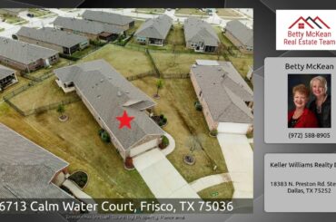 6713 Calm Water Court, Frisco, TX 75036