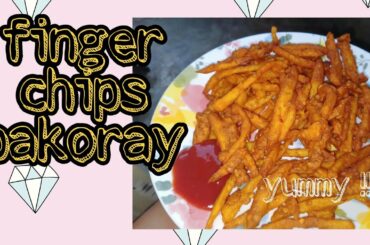 French fries pakoray for iftar ||simple and easy pakora recipe