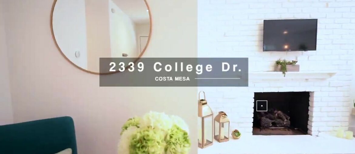 2339 College Dr | Costa Mesa 92626 | 3 Bedroom | 3 Bath | MLS#RS20088838