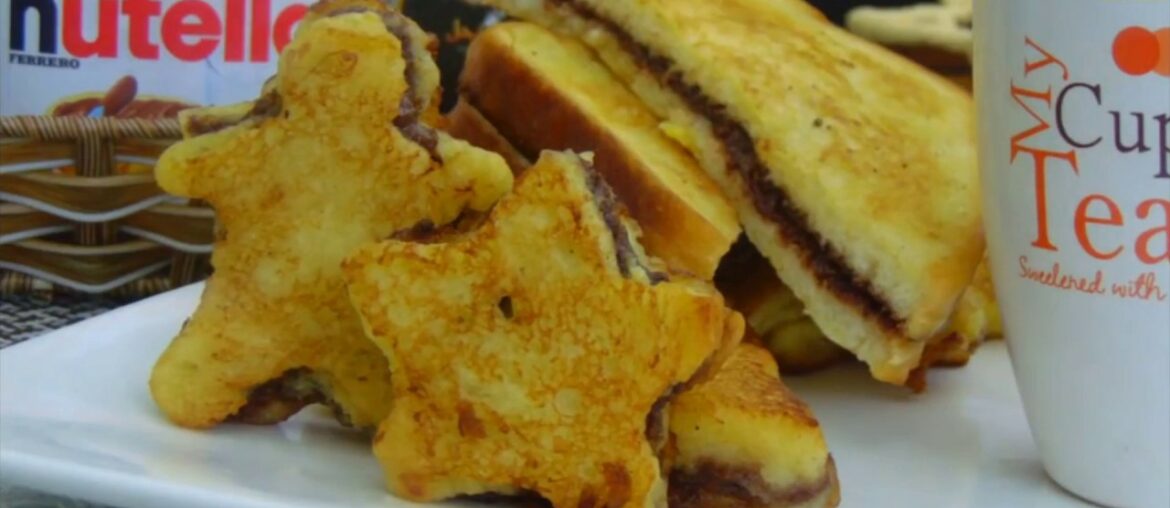 French Toast Recipe -  Two Ways - Simple and Nutella Filled French Toast | ফরাসি টোস্ট রেসিপি
