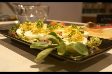 How to Make Oeufs Mimosa (French Devilled Eggs) | French Family Recipe