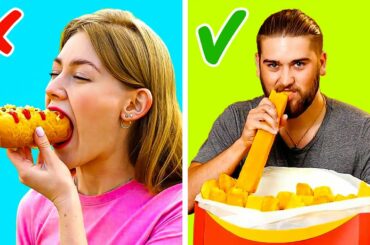 WHEN YOU REALLY LOVE FOOD || 5-Minute Recipes Hacks For Foodies