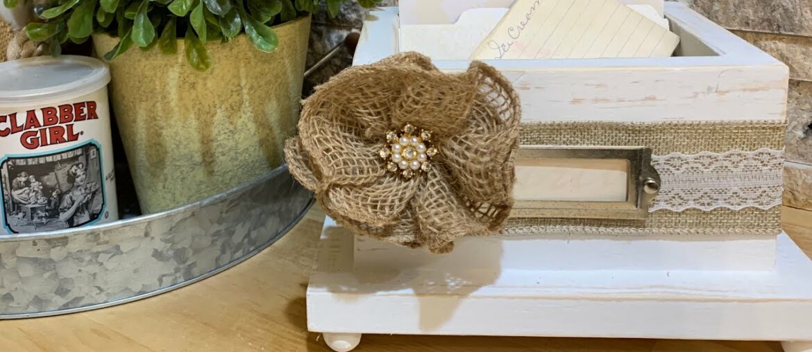 DIY FRENCH COUNTRY SHABBY FARMHOUSE WOOD RECIPE BOX & Dollar Tree Items (133) DIY FRENCH COUNTRY SHABBY FARMHOUSE WOOD RECIPE BOX & Dollar Tree Items (133)