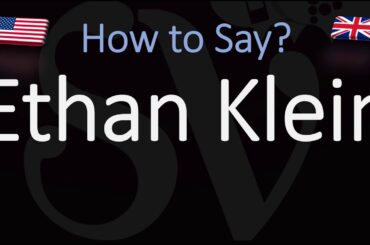 How to Pronounce Ethan Klein? (CORRECTLY) H3H3 Productions