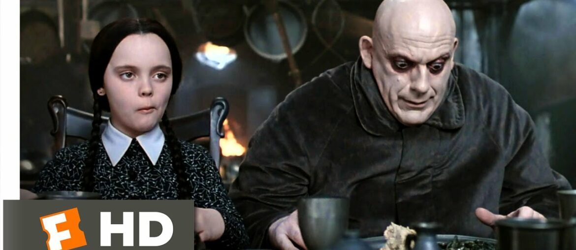 The Addams Family (3/10) Movie CLIP - Dinner Conversation (1991) HD