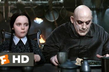 The Addams Family (3/10) Movie CLIP - Dinner Conversation (1991) HD