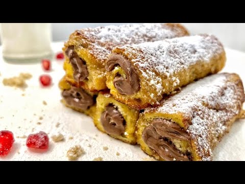 French Nutella Roll Ups | 4-Ingredient Recipe | Quick & Easy French Nutella Roll Ups | 4-Ingredient Recipe | Quick & Easy