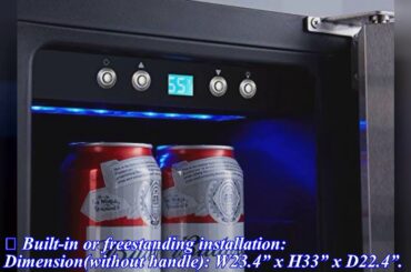 Review: Phiestina Built In Dual Zone Wine And Beverage Cooler With Stainless Steel French Door