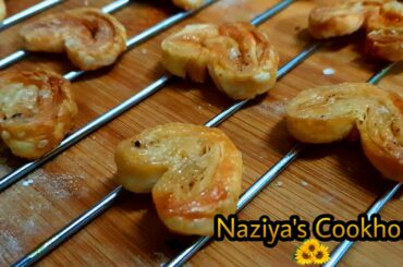 French Cookies | Palmiers | Sweet Hearts | Homemade & Easy Cookie recipe