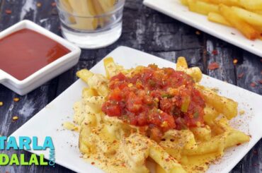 मैक्सिकन फ्रेंच फ्राइज़ | Mexican French Fries recipe by Tarla Dalal