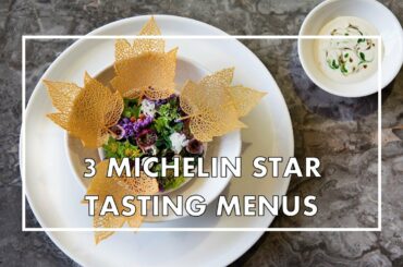 5 of the world's BEST TASTING MENUS at 3 Michelin star restaurants (full menus with explanation)