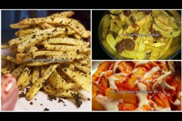 3 Different French Fries | 3 Types of French Fries | Recipes by Aishwarya Sunil Bivalkar