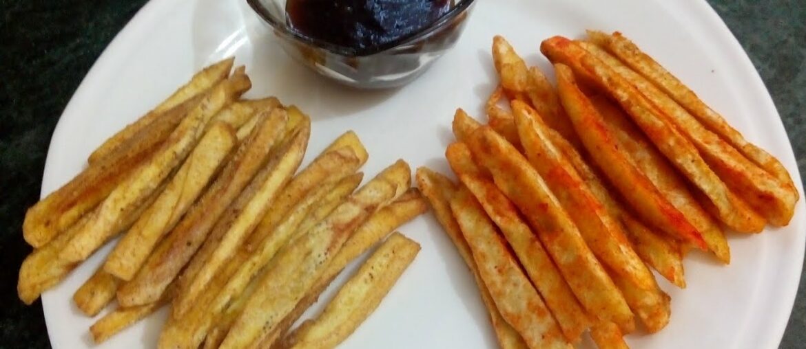 Raw banana french fries recipe / कच्चे केले से बनाये फ्रेंच फ्राइज