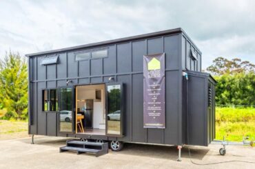 The Beautiful Pohutukawa Tiny House on Wheels by Tiny House Builders Ltd | Lovely Tiny House