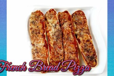 French Bread Pizza Recipe | French Baguette Pizza Recipe | Fast And Easy Recipe