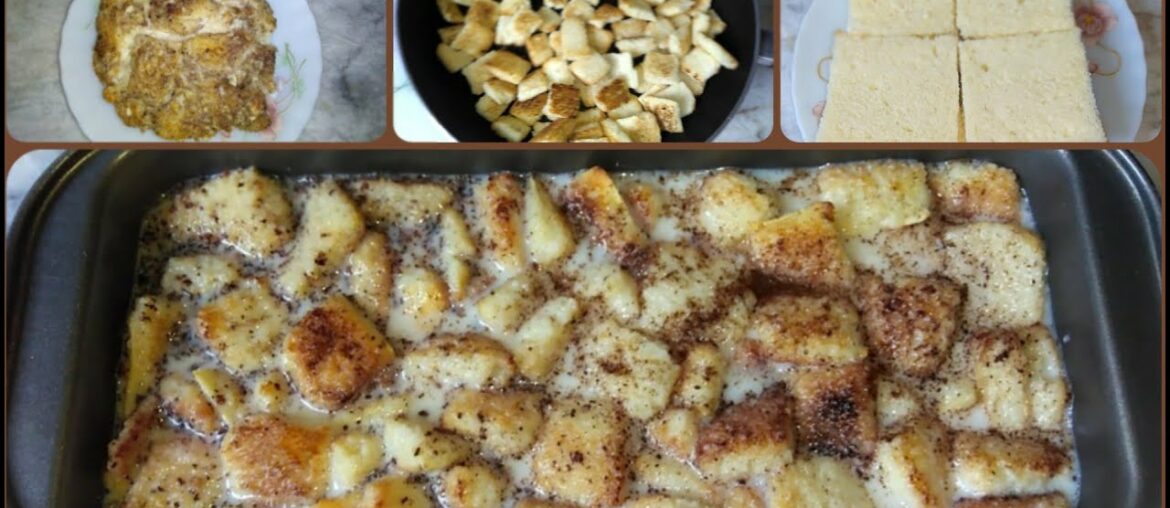 French toast casserole recipe|bread pudding recipe|easy and quick breakfast recipe.