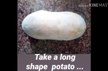 FRENCH FRIES| SIMPLE POTATO RECIPE|ONE INCREGIDENT RECIPE