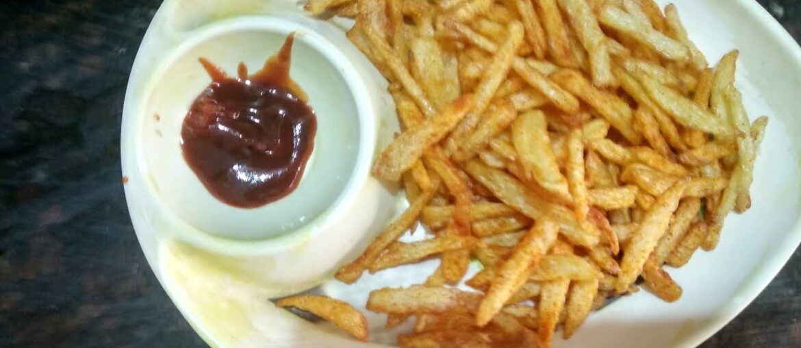 French Fries Recipe -Homemade inTelugu(Poojitha Telugu channel &Vlogs)
