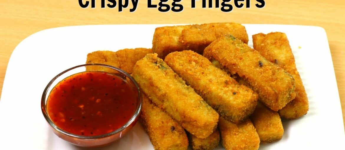 Crispy Egg Fingers | अंडे से बनाए क्रिस्पी फिंगर्स | Egg Starters Recipe | KabitasKitchen