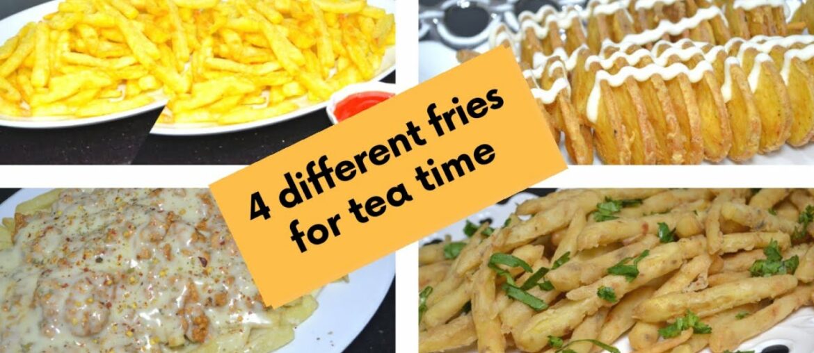 Variety Of fries specially for kids||Mcdonald's style||french fries recipe by In Sana's Kitchen