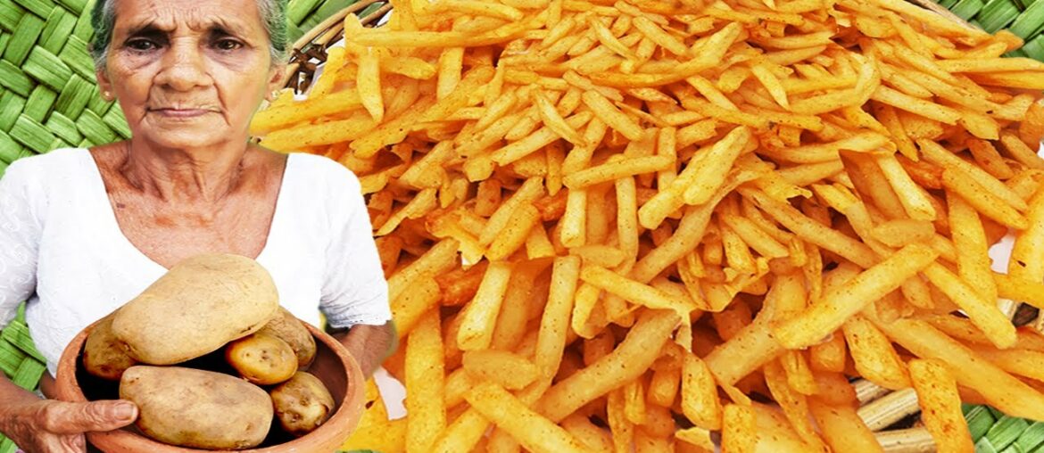 French Fries Recipe by Grandma | Village Food