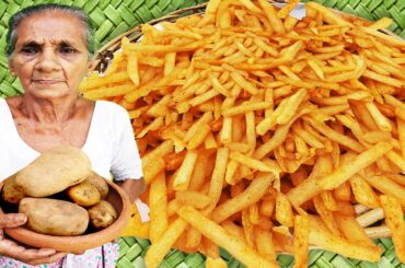 French Fries Recipe by Grandma | Village Food