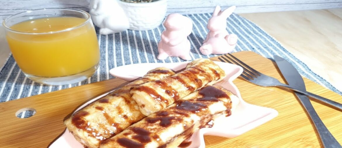 FRENCH TOAST ROLL || EASY HEALTHY BREAKFAST RECIPE