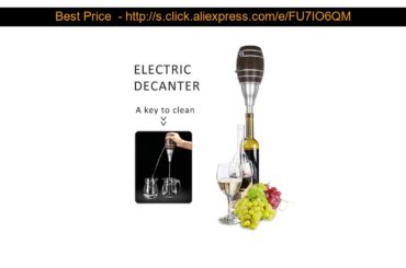 Wholesale Hot Sale 6 Seconds Wine Decanter Plastic Kitchen Use Electric Decanter Telescopic Outlet