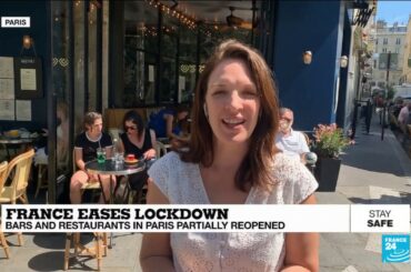 Parisians back to bars and restaurants as France eases coronavirus lockdown measures