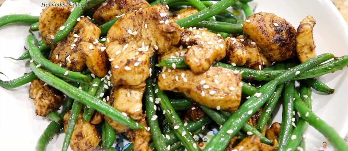 Chicken Green Beans Stir Fry | Sautéed Chicken French Beans Recipe Chicken Green Beans Stir Fry | Sautéed Chicken French Beans Recipe