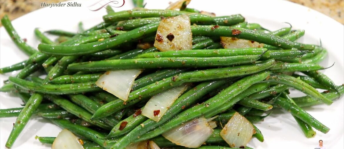 Sautéed French Beans Recipe | French Beans Pan Frying Vegan Recipe