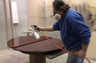 Refinishing a baker dining room table