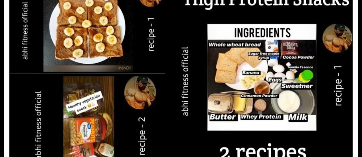 PROTEIN FRENCH TOAST | High protein snacks - 2 recipes