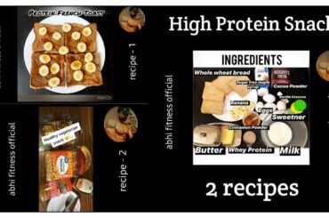 PROTEIN FRENCH TOAST | High protein snacks - 2 recipes