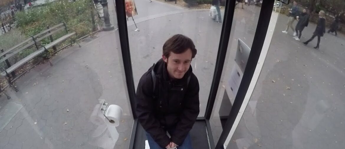 Would you use this see-through toilet?