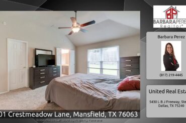 1601 Crestmeadow Lane, Mansfield, TX 76063