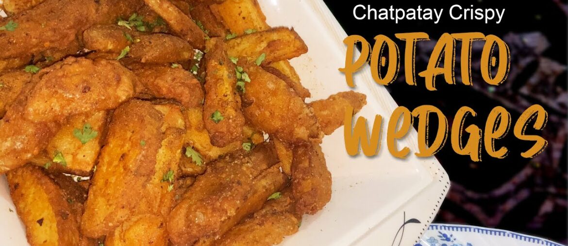 Chatpatay Crispy Potato Wedges | Jumbo Jet French Fries Recipe | Manahil Food Secrets