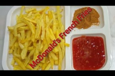 McDonald's French Fries Recipe | Homemade Crispy French Fries Recipe | Spoon of Taste