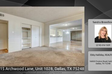 15915 Archwood Lane, Unit 1028, Dallas, TX 75248
