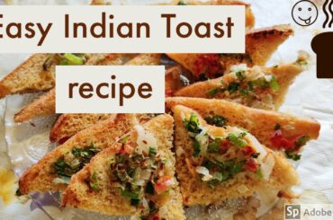 Spicy French Toast recipe | Masala Indian Toast | Easy bread toast recipe