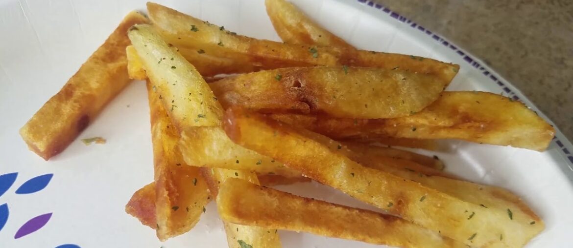 BEST HOMEMADE FRENCH FRY RECIPE EVER no fryer needed