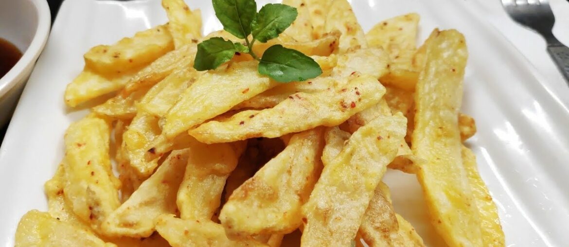 french fries Recipe with Indian tadka