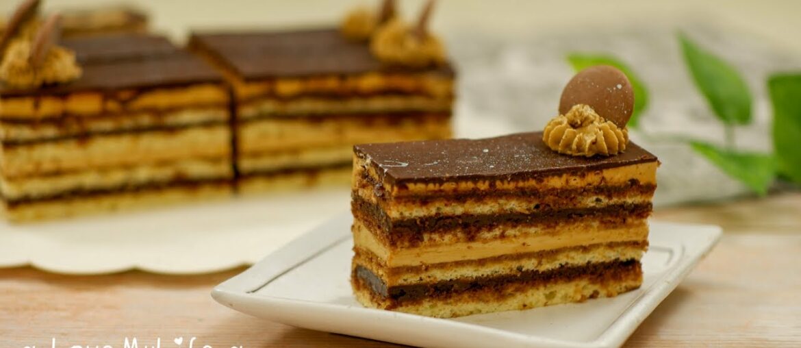 Opera Cake Recipe 歌剧院蛋糕的做法 | French Dessert 甜品 Opera Cake Recipe 歌剧院蛋糕的做法 | French Dessert 甜品