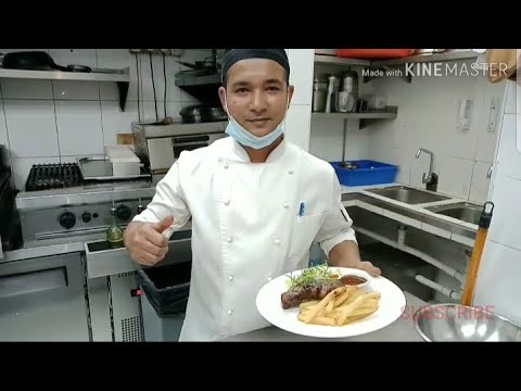 Sirloin Steak & Chips Recipe || Sirloin Steak || Feroz Western Kitchen.. Sirloin Steak & Chips Recipe || Sirloin Steak || Feroz Western Kitchen..