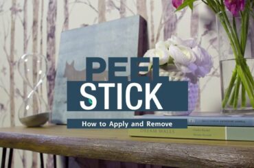 How To Install Peel and Stick Wallpaper By RoomMates