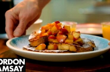 Gordon Ramsay's Cinnamon Eggy Bread with Quick Stewed Apples